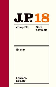portada En Mar: O. C. Josep Pla. Volum 18 (O. C. Pla) (en Catalá)