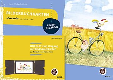 portada Bilderbuchkarten »Freunde« von Helme Heine: Mit Booklet zum Umgang mit 12 Bilderbuchkarten für das Kamishibai (en Alemán)