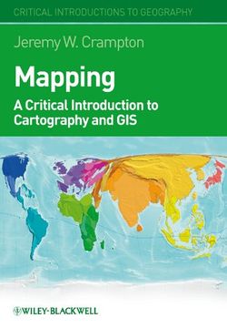 portada Mapping: A Critical Introduction to Cartography and GIS