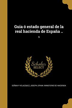 portada Guia ó Estado General de la Real Hacienda de España.   9