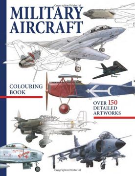 portada Military Aircraft Colouring Book (en Inglés)