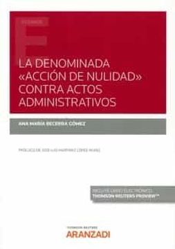 portada Denominada "Accion de Nulidad" Contra Actos Administrativos (in Spanish)