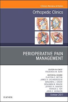 portada Perioperative Pain Management, an Issue of Orthopedic Clinics (Volume 48-4) (The Clinics: Orthopedics, Volume 48-4) (en Inglés)
