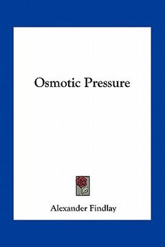 portada osmotic pressure (en Inglés)