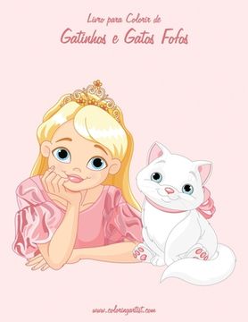 portada Livro para Colorir de Gatinhos e Gatos Fofos 2 (en Portugués)