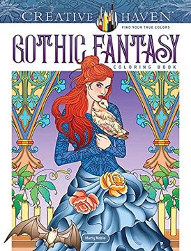 portada Creative Haven Gothic Fantasy Coloring Book (en Inglés)