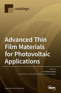 portada Advanced Thin Film Materials for Photovoltaic Applications (in English)