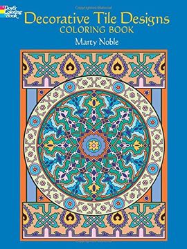 portada Decorative Tile Designs: Coloring Book (Dover Design Coloring Books) (in English)