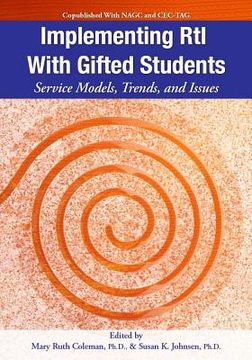 portada implementing rti with gifted students: service models, trends, and issues (en Inglés)