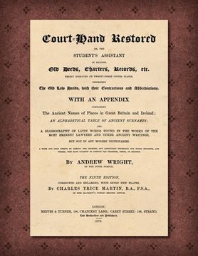 portada Court-Hand Restored [1879] (en Inglés)