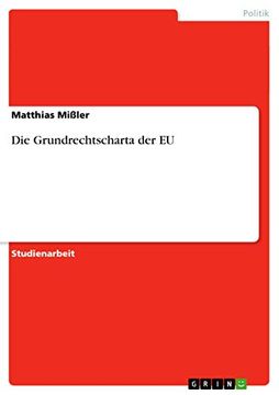 portada Die Grundrechtscharta der eu (en Alemán)