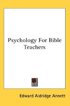 portada psychology for bible teachers (in English)
