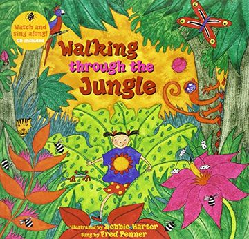 portada Walking Through the Jungle (Barefoot Books Singalongs) (en Inglés)