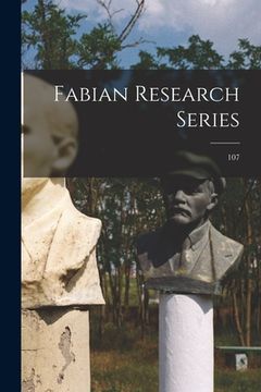 portada Fabian Research Series; 107 (in English)
