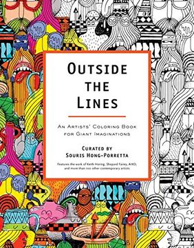 portada Outside the Lines: An Artists' Coloring Book for Giant Imaginations 