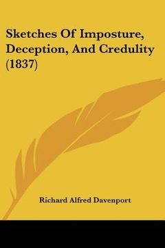 portada sketches of imposture, deception, and credulity (1837) (in English)