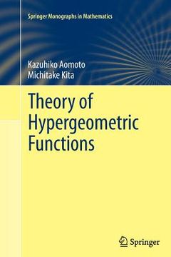 portada Theory of Hypergeometric Functions (en Inglés)