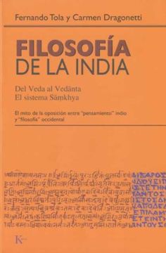 portada Filosofia de la India: Del Veda al Vedanta: El Sistema Samkhya