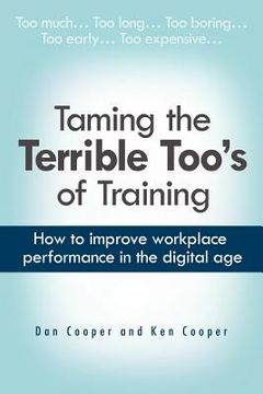 portada taming the terrible too's of training (in English)