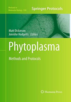portada Phytoplasma: Methods and Protocols (Methods in Molecular Biology, 938) (en Inglés)