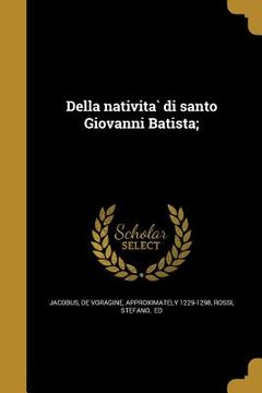 portada Della natività di santo Giovanni Batista; (en Italiano)