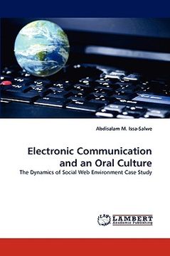 portada electronic communication and an oral culture (en Inglés)