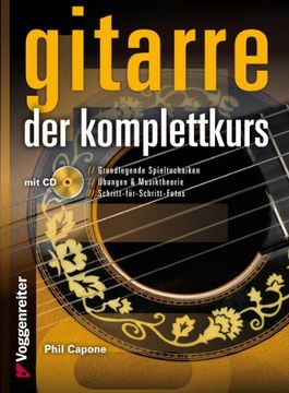portada Gitarre - Der Komplettkurs: Grundlegende Spieltechnicken für Akustikgitarre (en Alemán)