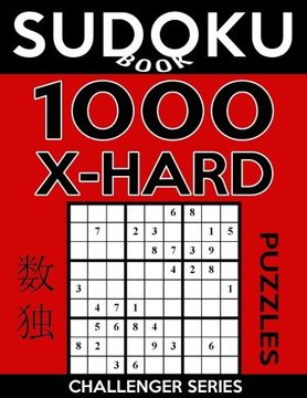 portada Sudoku Book 1,000 Extra Hard Puzzles: Sudoku Puzzle Book With Only one Level of Difficulty: Volume 35 (Sudoku Book Challenger Series) (en Inglés)