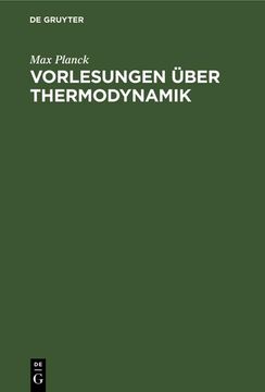 portada Vorlesungen Über Thermodynamik (en Alemán)