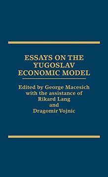 portada Essays on the Yugoslav Economic Model (en Inglés)