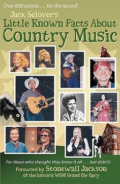portada little known facts about country music (en Inglés)