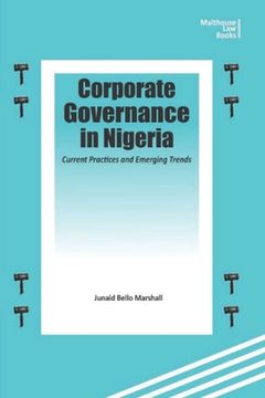 portada Corporate Governance in Nigeria: Current Practices and Emerging Trends (in English)