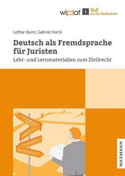 portada Deutsch als Fremdsprache für Juristen (en Alemán)