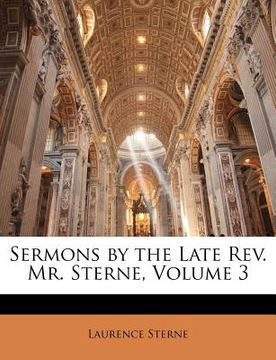 portada sermons by the late rev. mr. sterne, volume 3