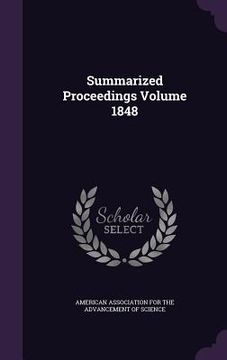 portada Summarized Proceedings Volume 1848 (en Inglés)