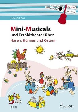 portada Mini-Musicals und Erzähltheater Über Hasen, Hühner und Ostern (en Alemán)