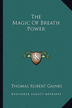 portada the magic of breath power (en Inglés)