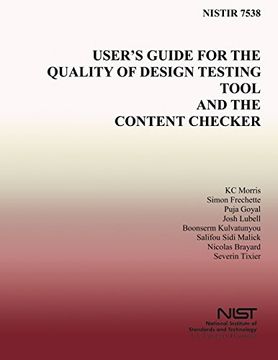 portada User's Guide for the Quality of Design Testing Tool and the Content Checker