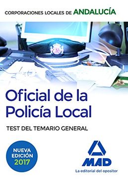 portada Oficial de la Policía Local de Andalucía. Test del Temario General