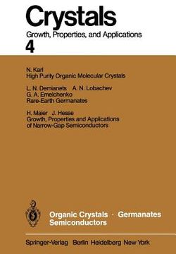 portada organic crystals germanates semiconductors (in English)