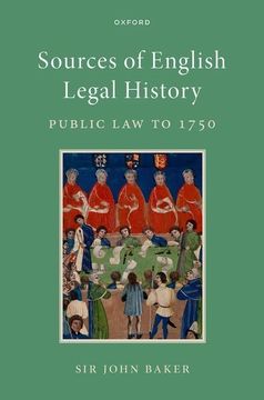 portada Sources of English Legal History: Public law to 1750 (en Inglés)