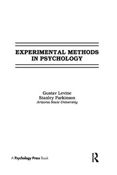 portada Experimental Methods in Psychology (en Inglés)