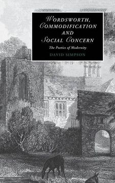 portada Wordsworth, Commodification, and Social Concern Hardback: The Poetics of Modernity (Cambridge Studies in Romanticism) (en Inglés)