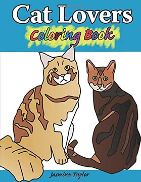 portada Cat Lovers Coloring Book (in English)