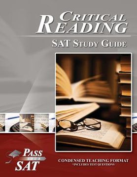 portada SAT Reading Study Guide - Pass Your Critical Reading SAT (in English)