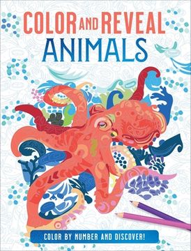 portada Color and Reveal: Animals (en Inglés)