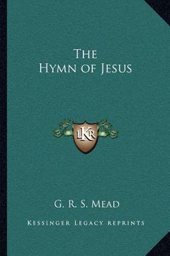 portada the hymn of jesus