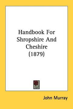 portada handbook for shropshire and cheshire (1879) (en Inglés)