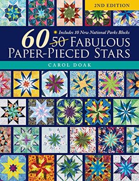 portada 60 Fabulous Paper-Pieced Stars: Includes 10 new National Parks Blocks (en Inglés)