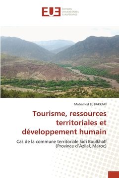portada Tourisme, ressources territoriales et développement humain (en Francés)